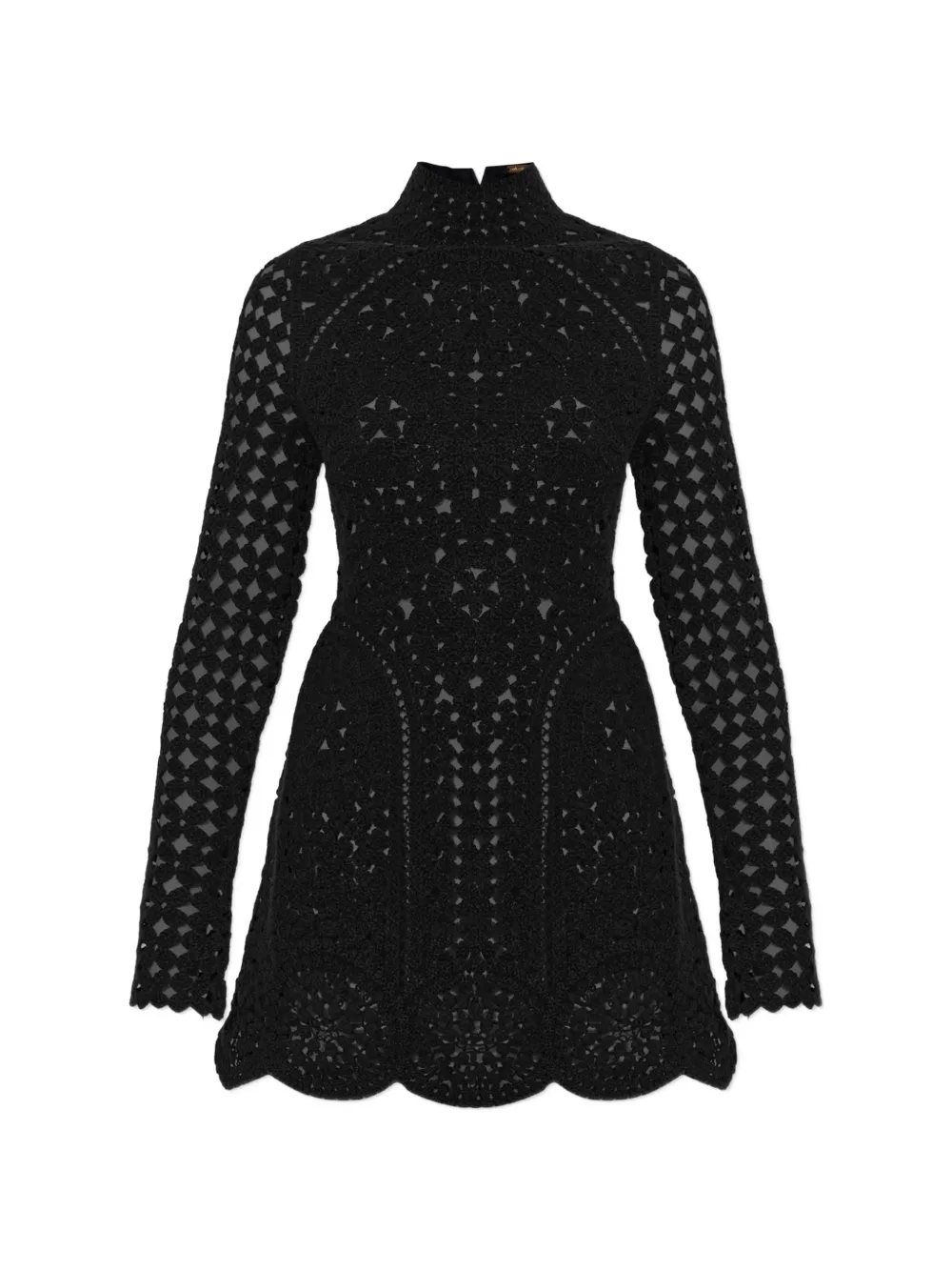 Cult Gaia Jemma crochet dress Zwart