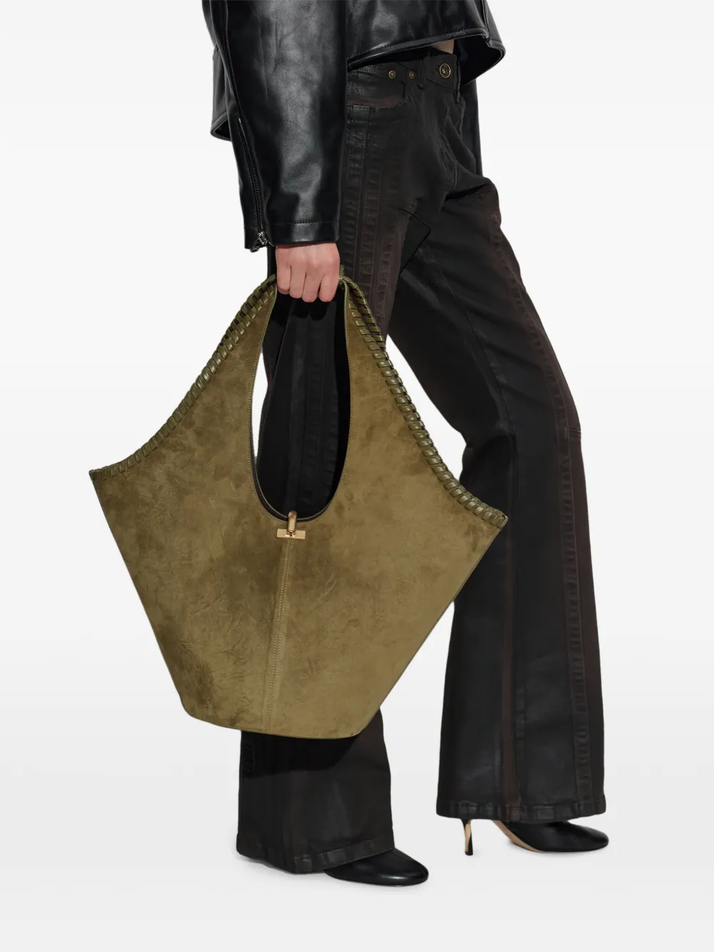 Cult Gaia Nova tote bag Groen