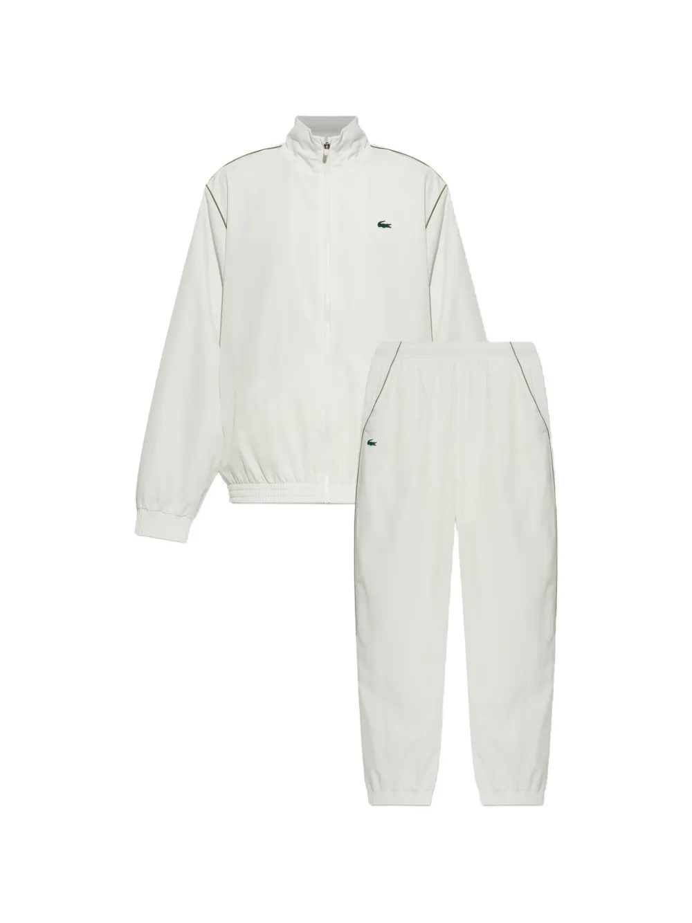 Lacoste x Novak Djokovic logo-patch tracksuits - Bianco