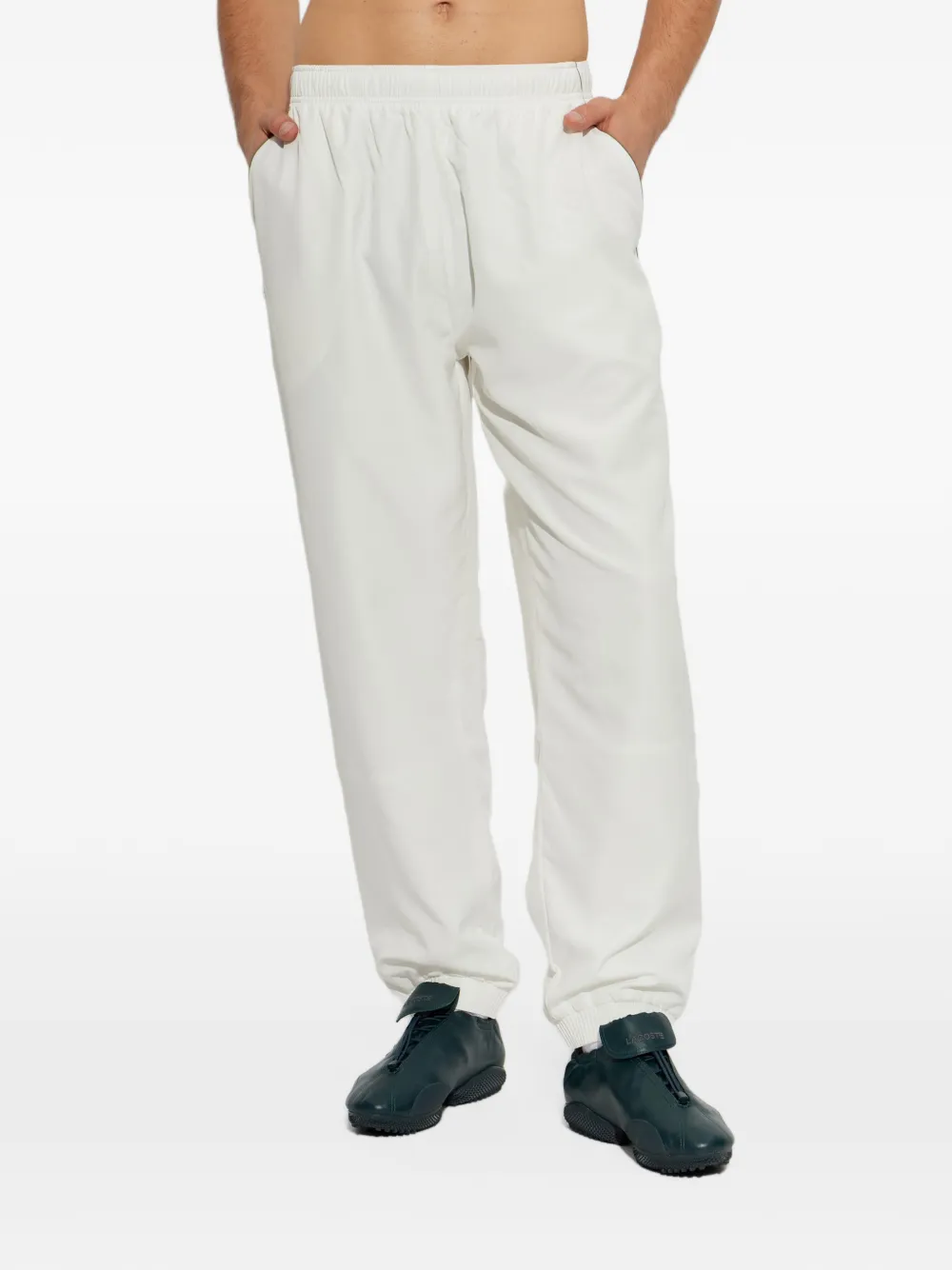 Lacoste x Novak Djokovic logo-patch tracksuits Wit