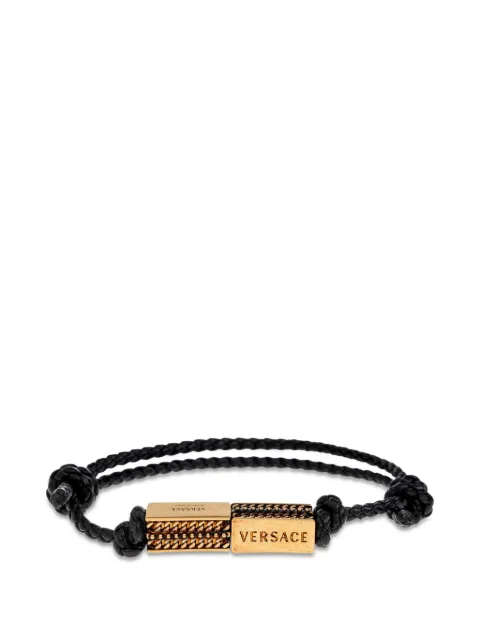 Versace Axis leather bracelet