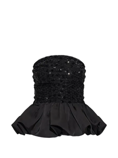 ROTATE BIRGER CHRISTENSEN top bordado con lentejuelas