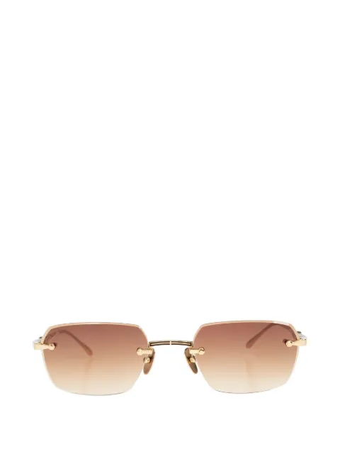 Leisure Society Emilion rimless geometric-frame sunglasses