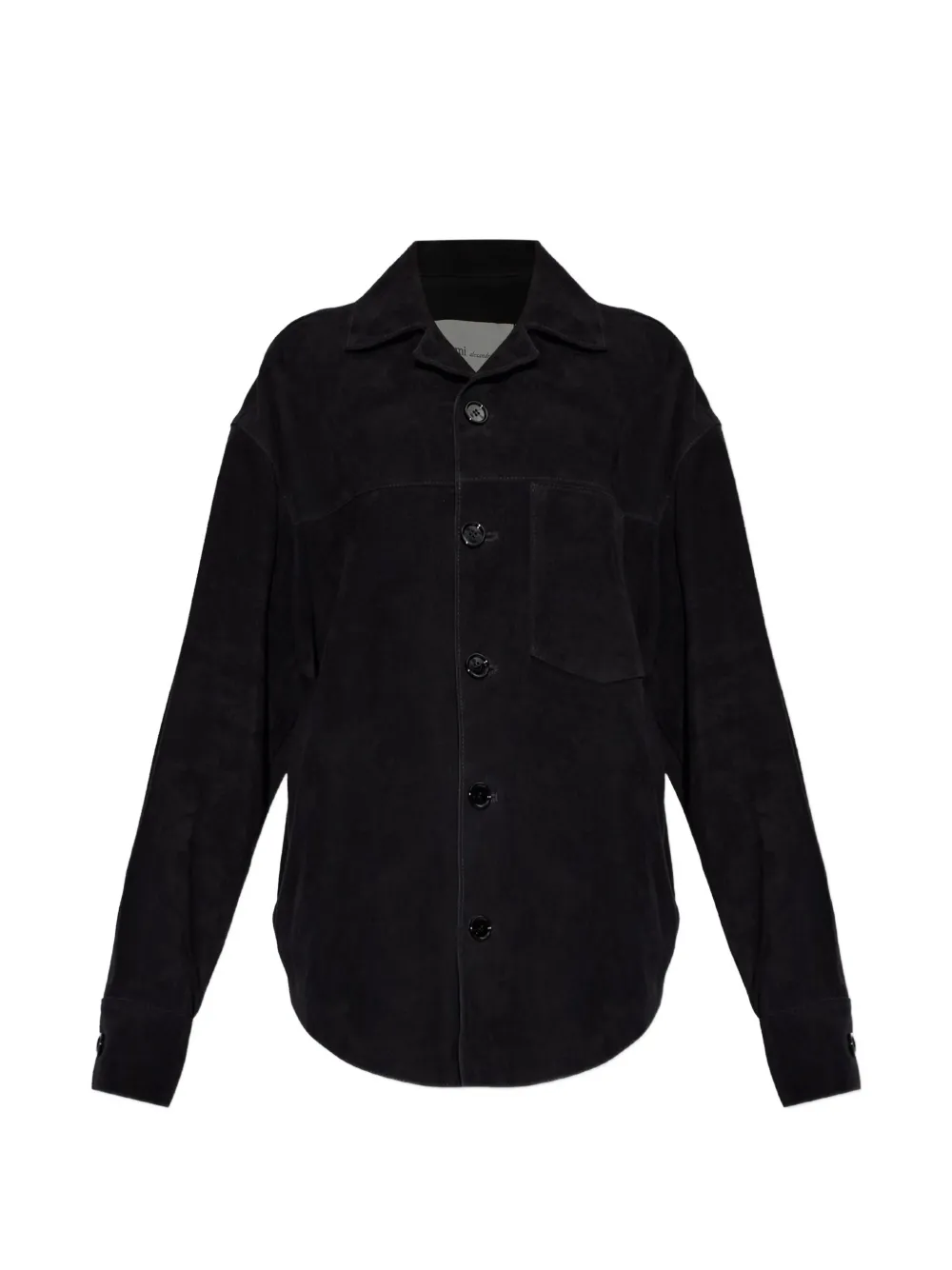 AMI Paris chest-pocket shirt - Schwarz