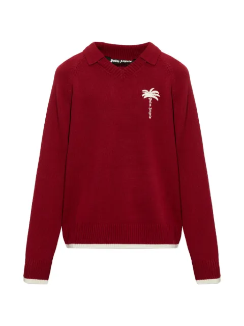 Palm Angels embroidered-logo sweater