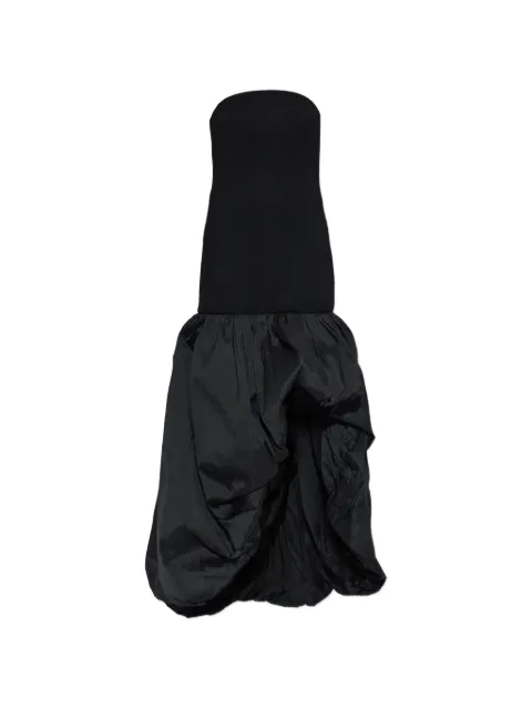 ROTATE BIRGER CHRISTENSEN asymmetrical puffed-skirt maxi dress