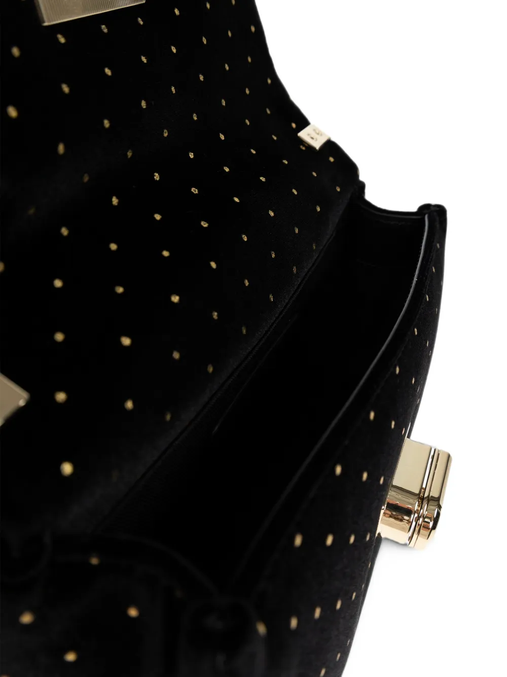 Furla 1927 mini 1927 velvet shoulder bag Zwart