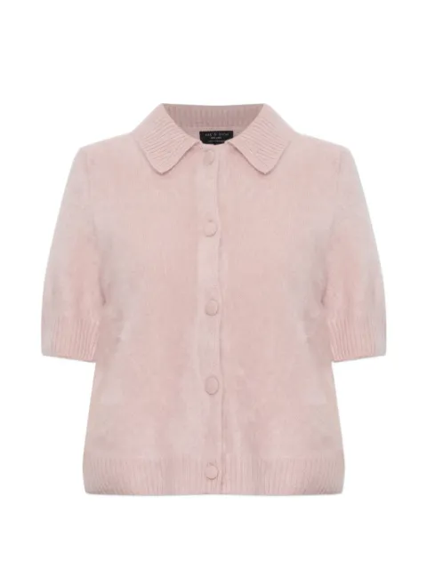 rag & bone Jada short-sleeve cashmere shirt