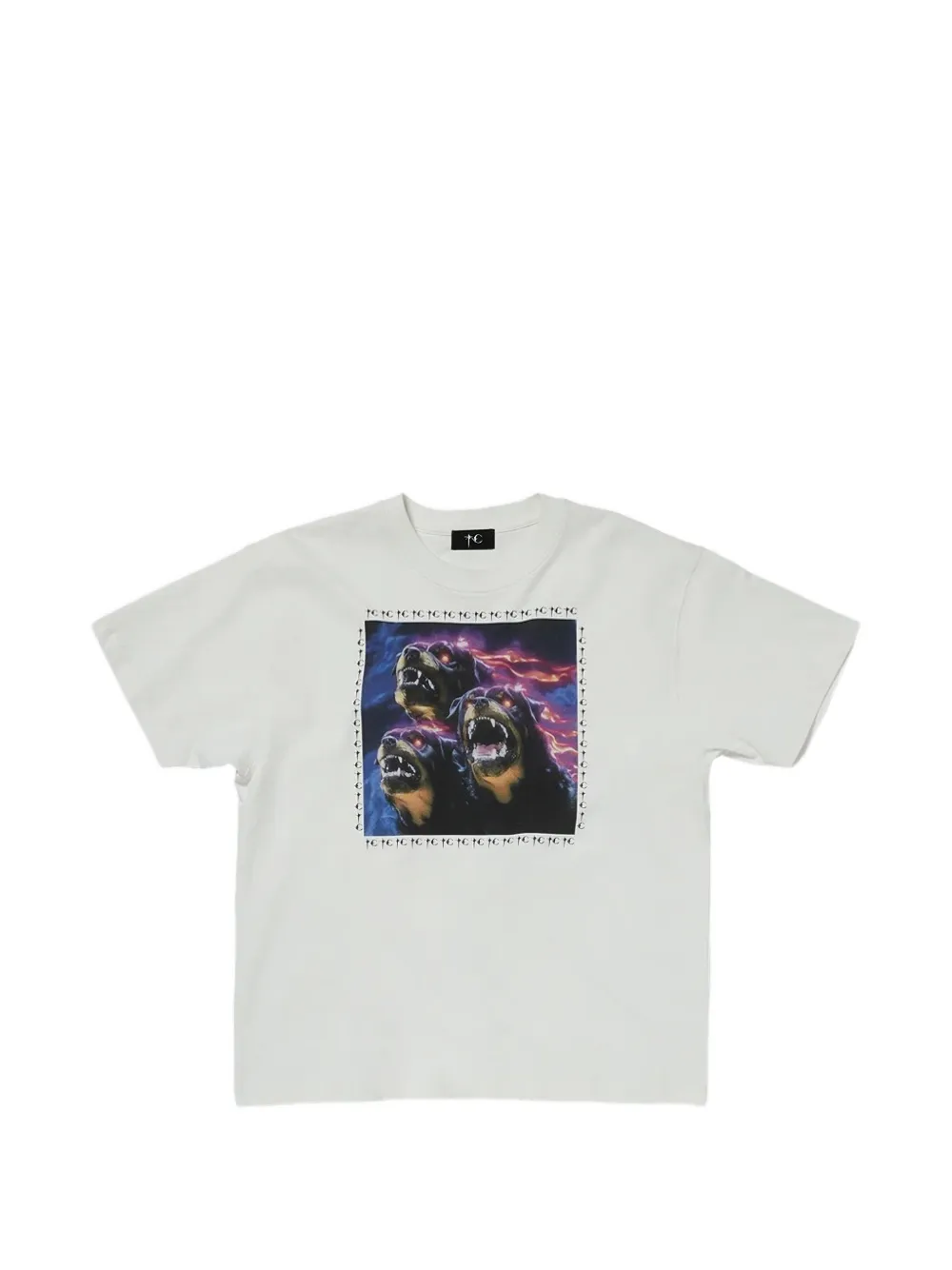 THUG CLUB Samja graphic-print t-shirt Beige