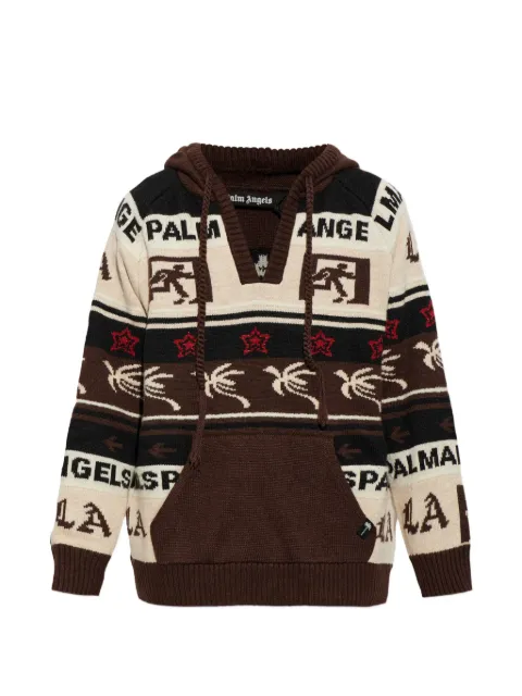 Palm Angels patterned hoodie
