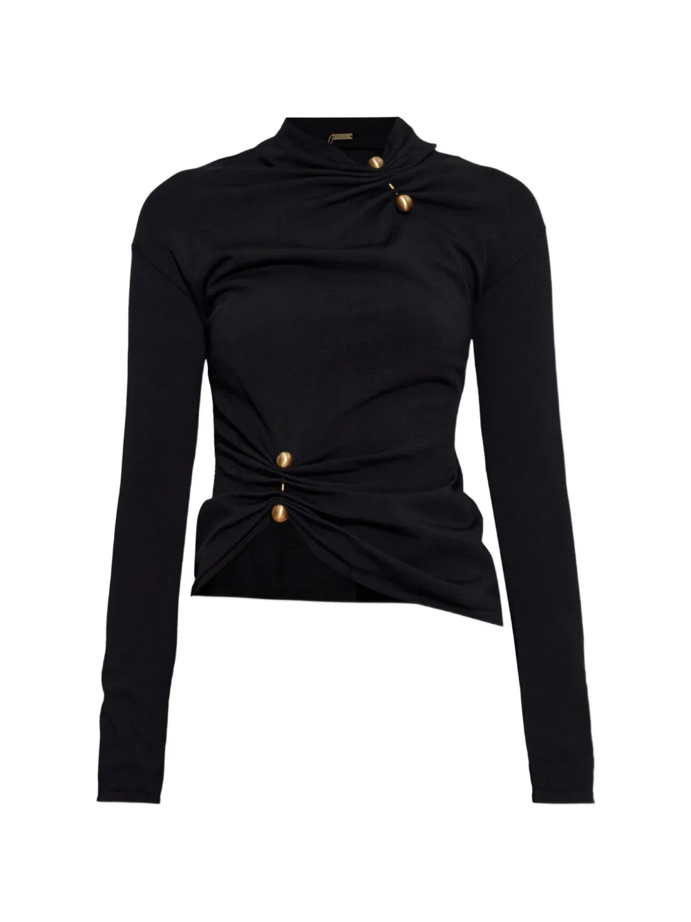 Cult Gaia Callie knit top Zwart