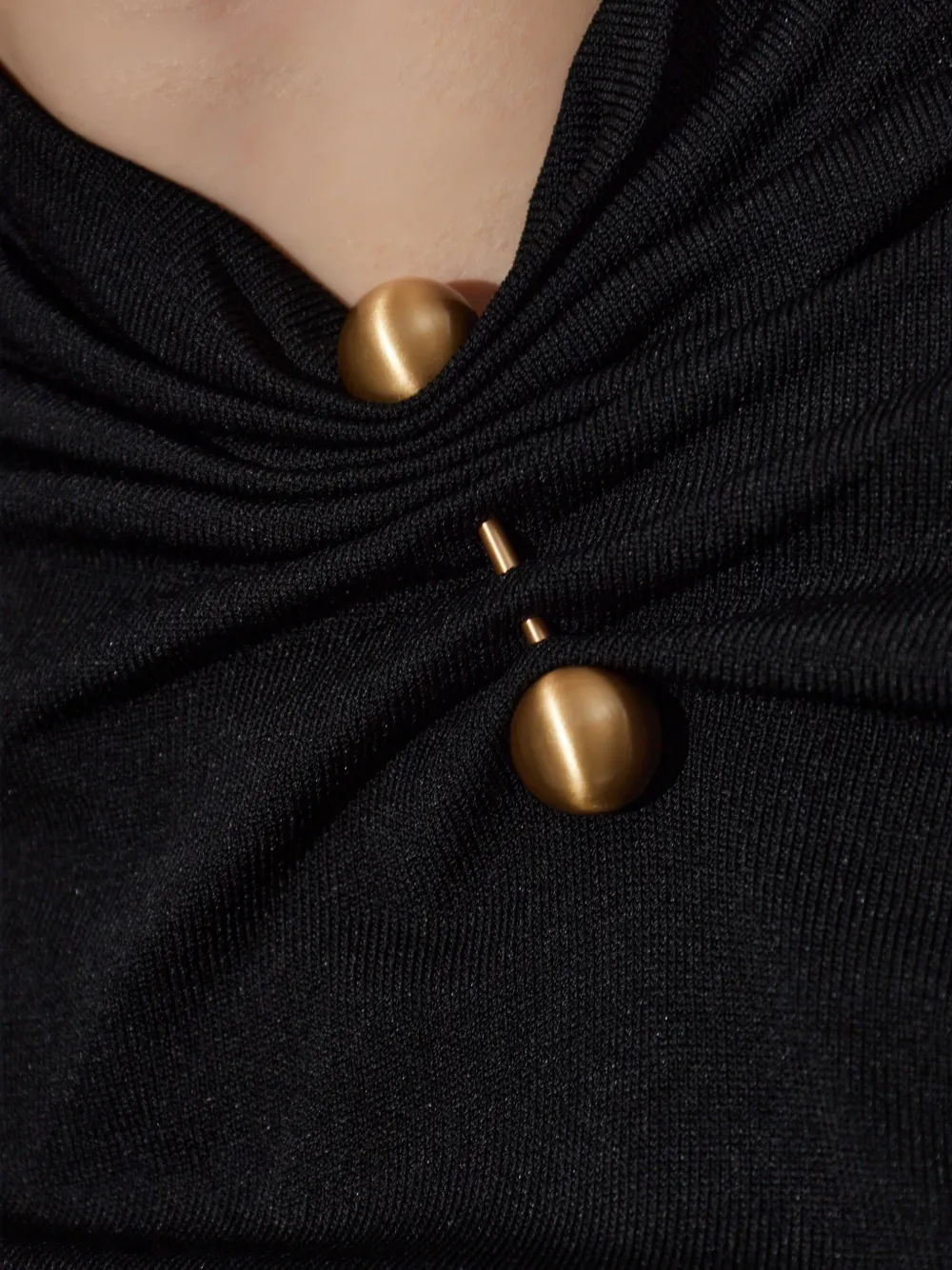 Cult Gaia Callie knit top Zwart