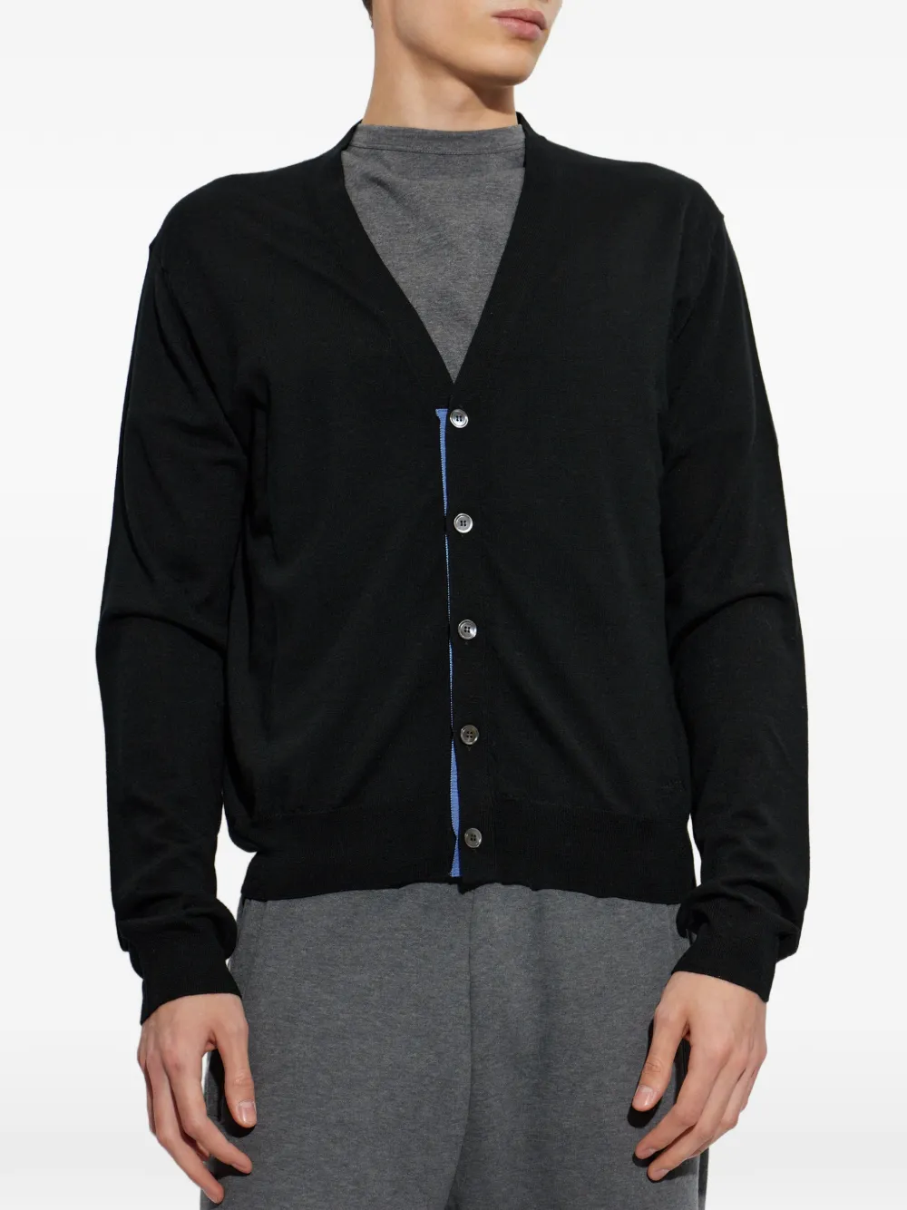 Lanvin Classic cardigan in merino wool Zwart