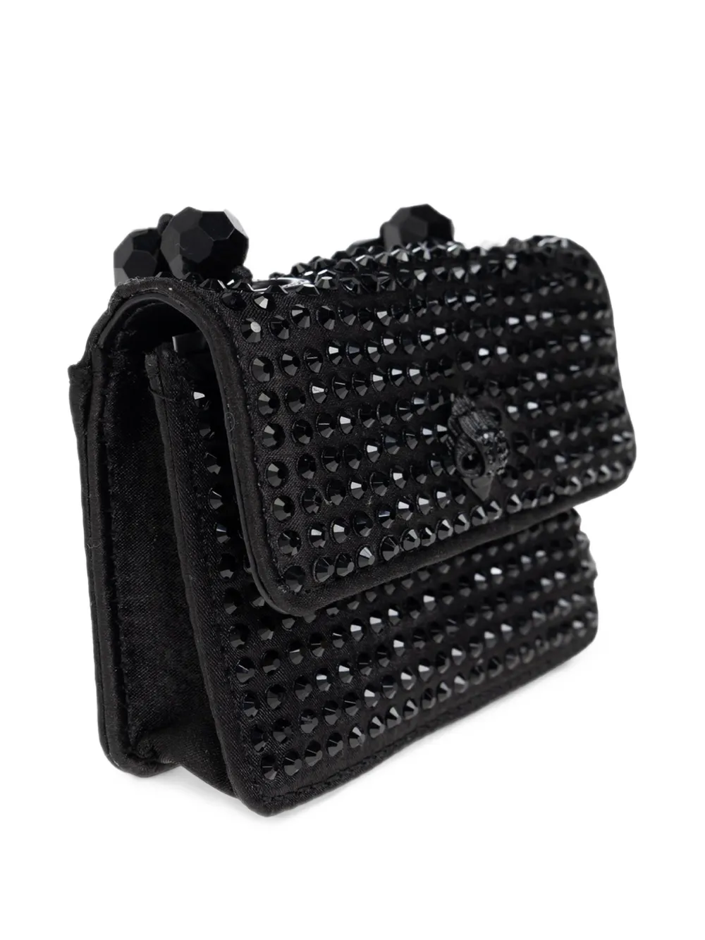 Kurt Geiger London Micro Kensington Bead embellished shoulder bag Zwart