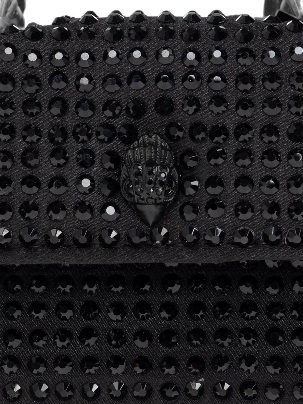 Kurt Geiger London Micro Kensington Bead embellished shoulder bag Zwart