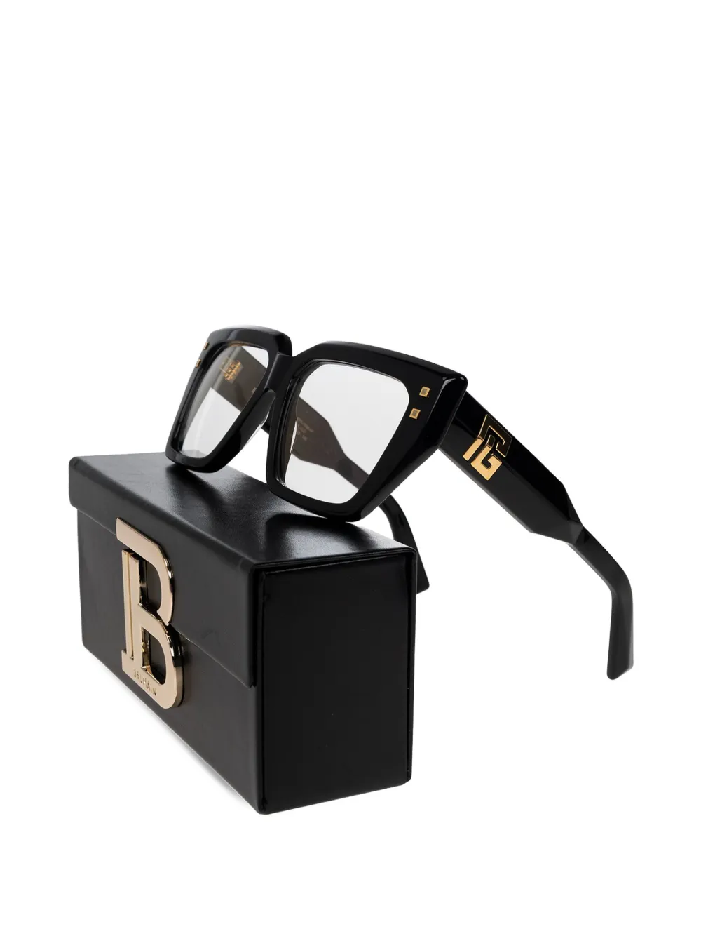 Balmain Eyewear B-Fame square-frame glasses Zwart