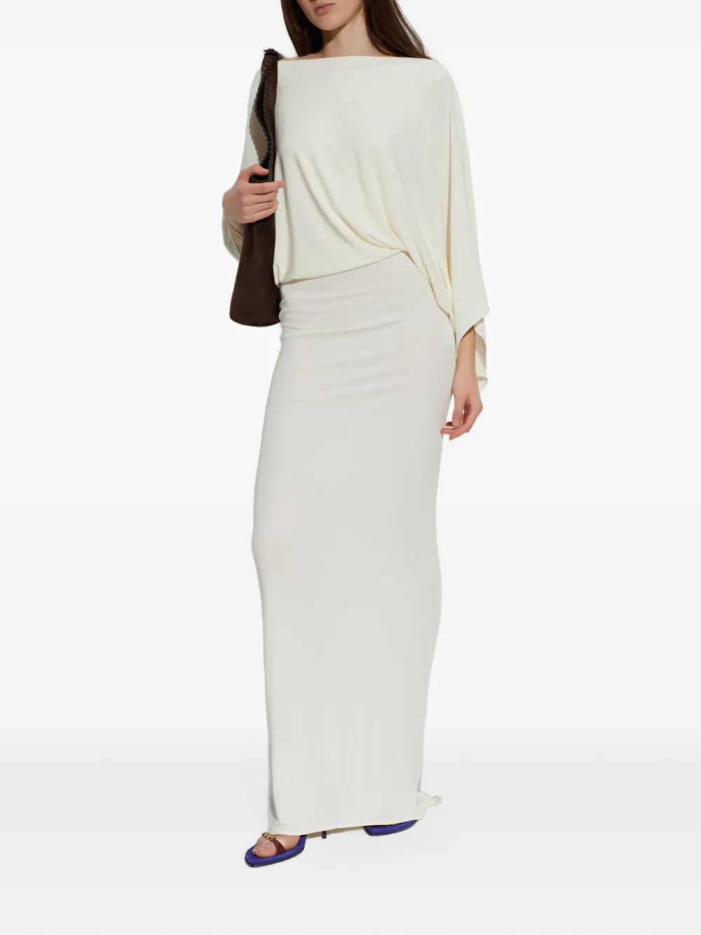 Cult Gaia Pallana gown Beige