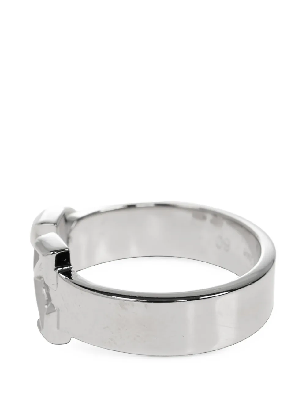 Off-White Arrows faux-pearl ring - Argento