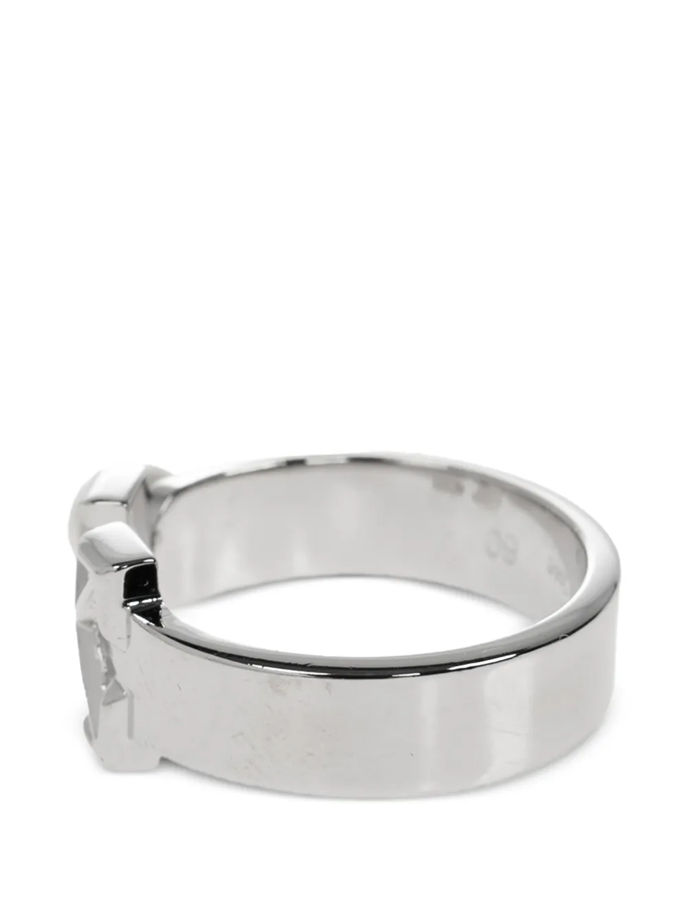 Off-White Arrows faux-pearl ring - Argento