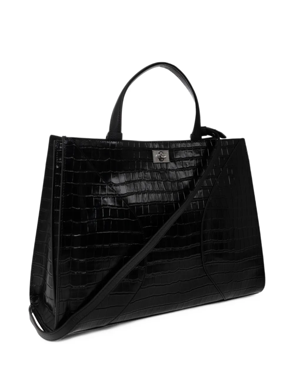 Zadig&Voltaire Jack croco bag Zwart