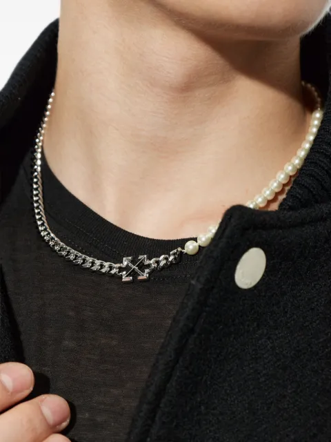 Off-White Arrows-detail necklace