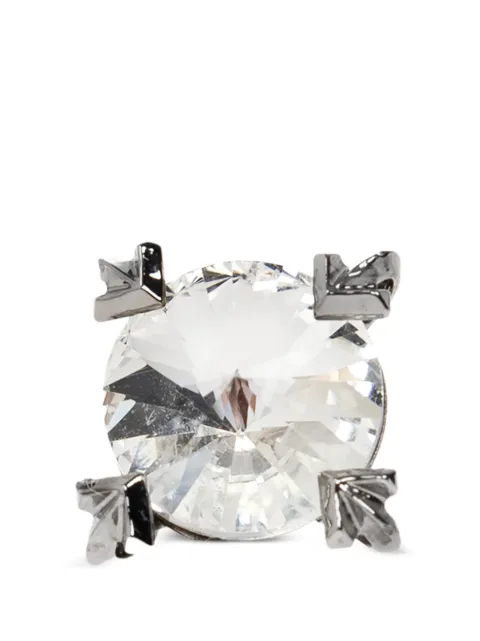 Off-White Arrows crystal stud earrings