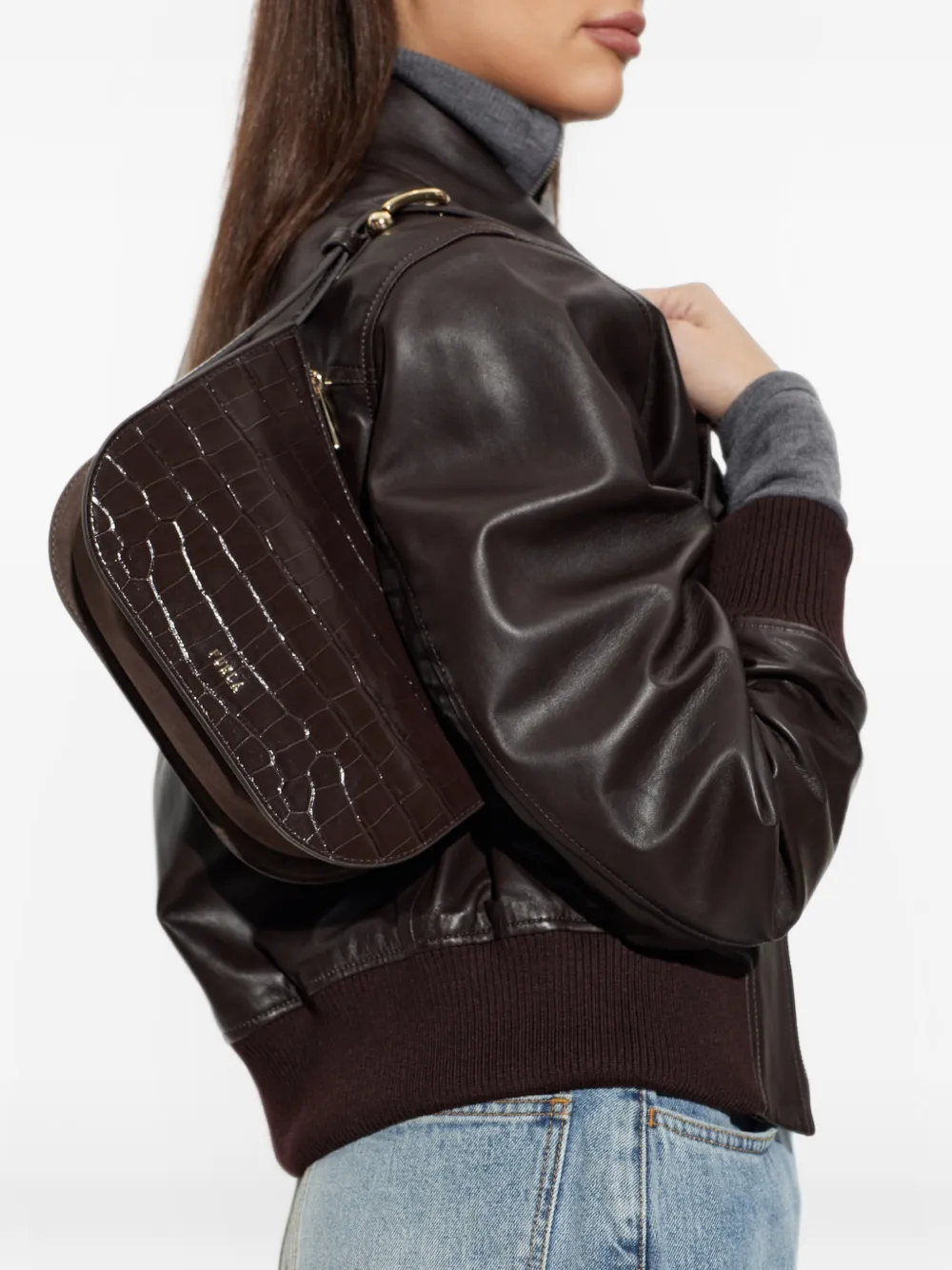 Furla Sara shoulder bag Bruin