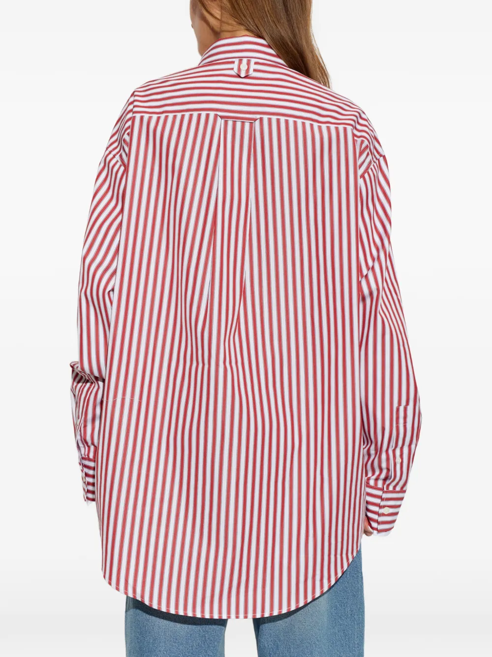 AMI Paris striped-pattern shirt Wit