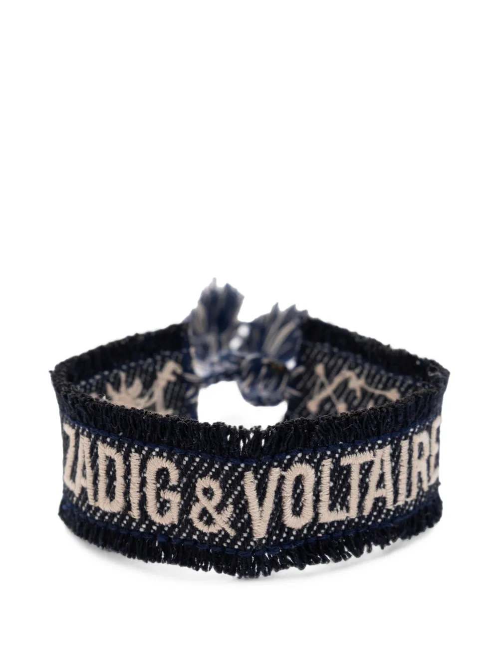 Zadig&Voltaire bracelet à design tissé - Bleu Zadig&Voltaire bracelet à design tissé - Bleu