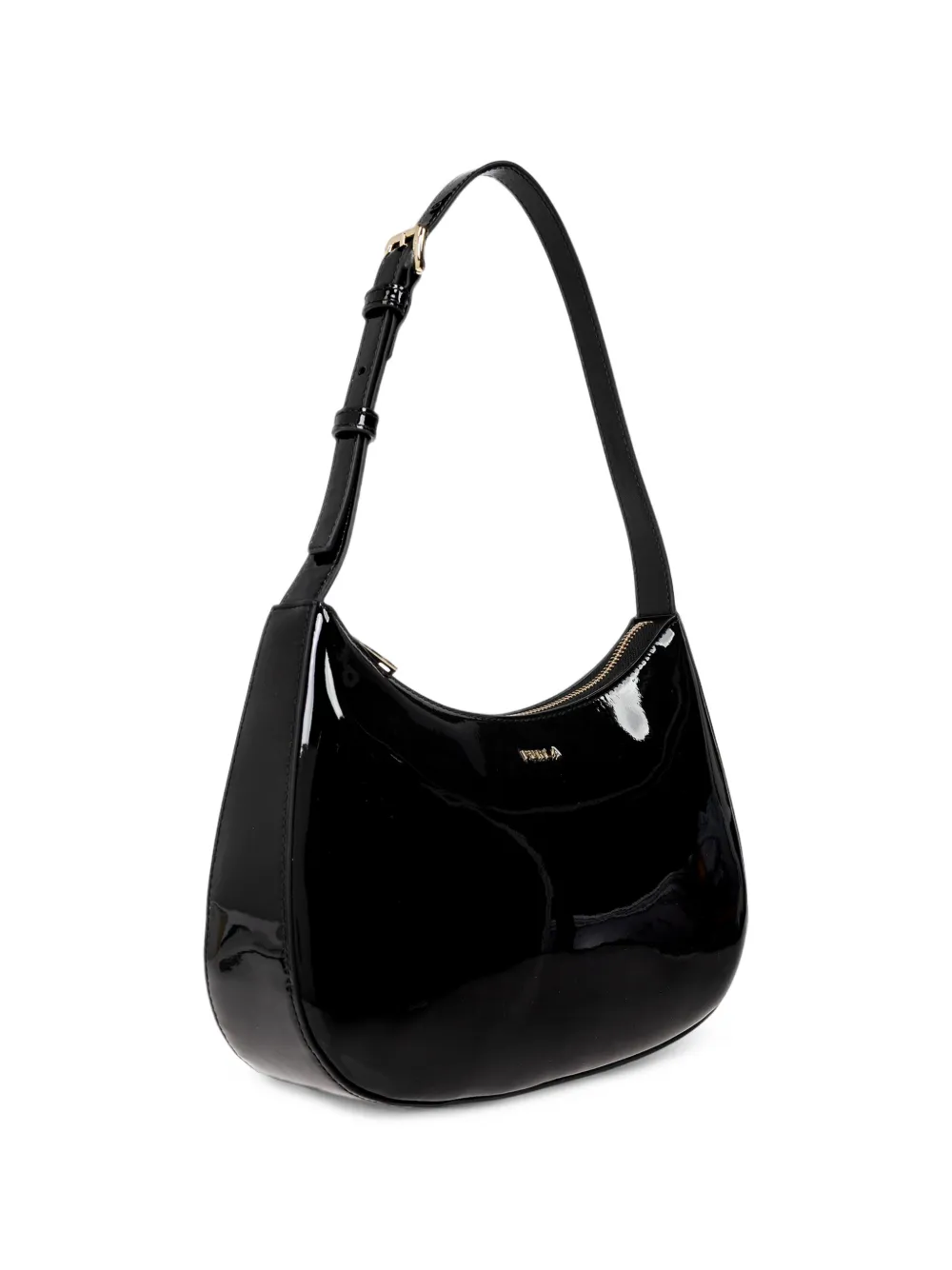 Furla small Margot leather shoulder bag Zwart