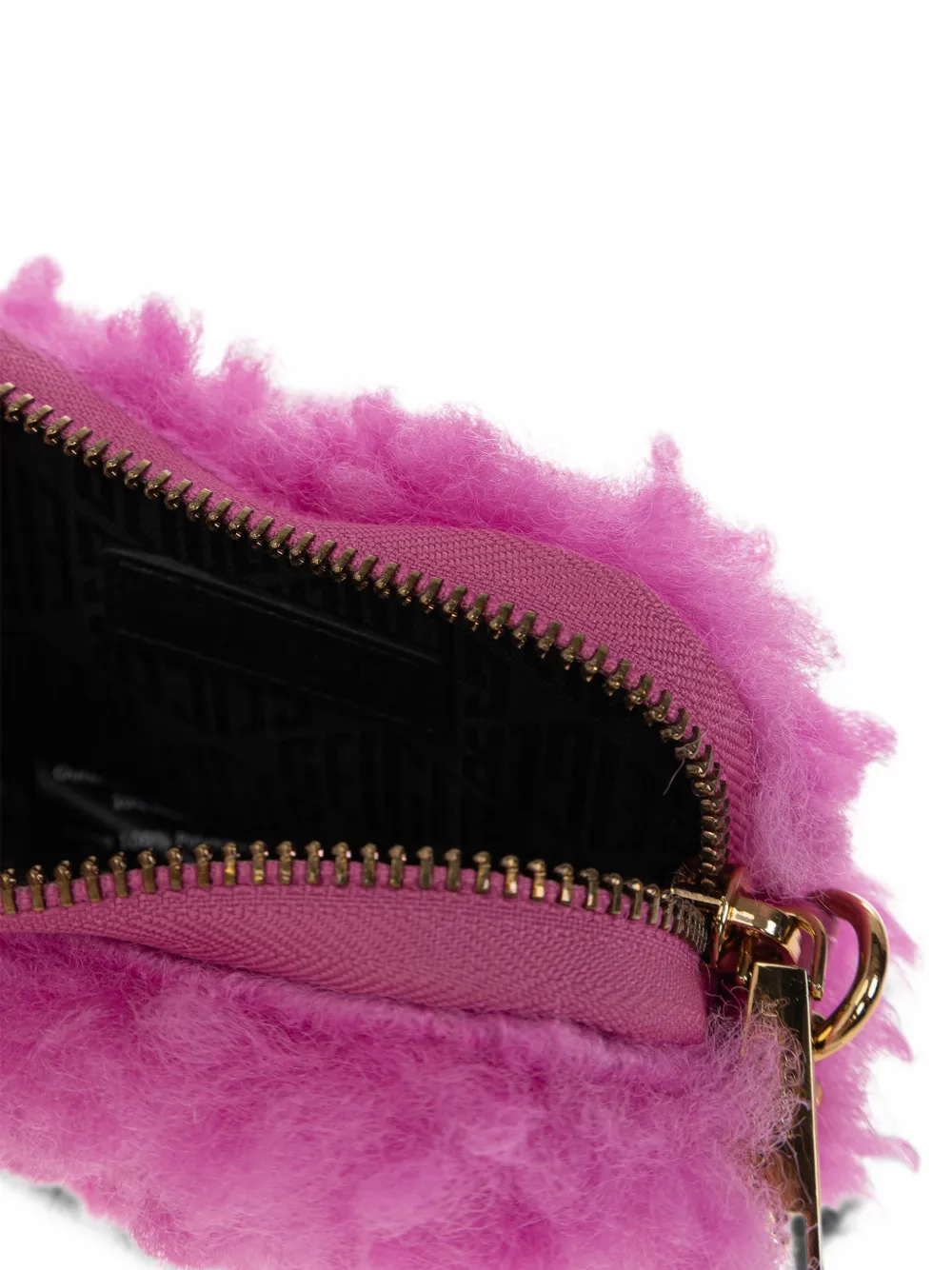 Kurt Geiger London micro Heart clutch bag Roze
