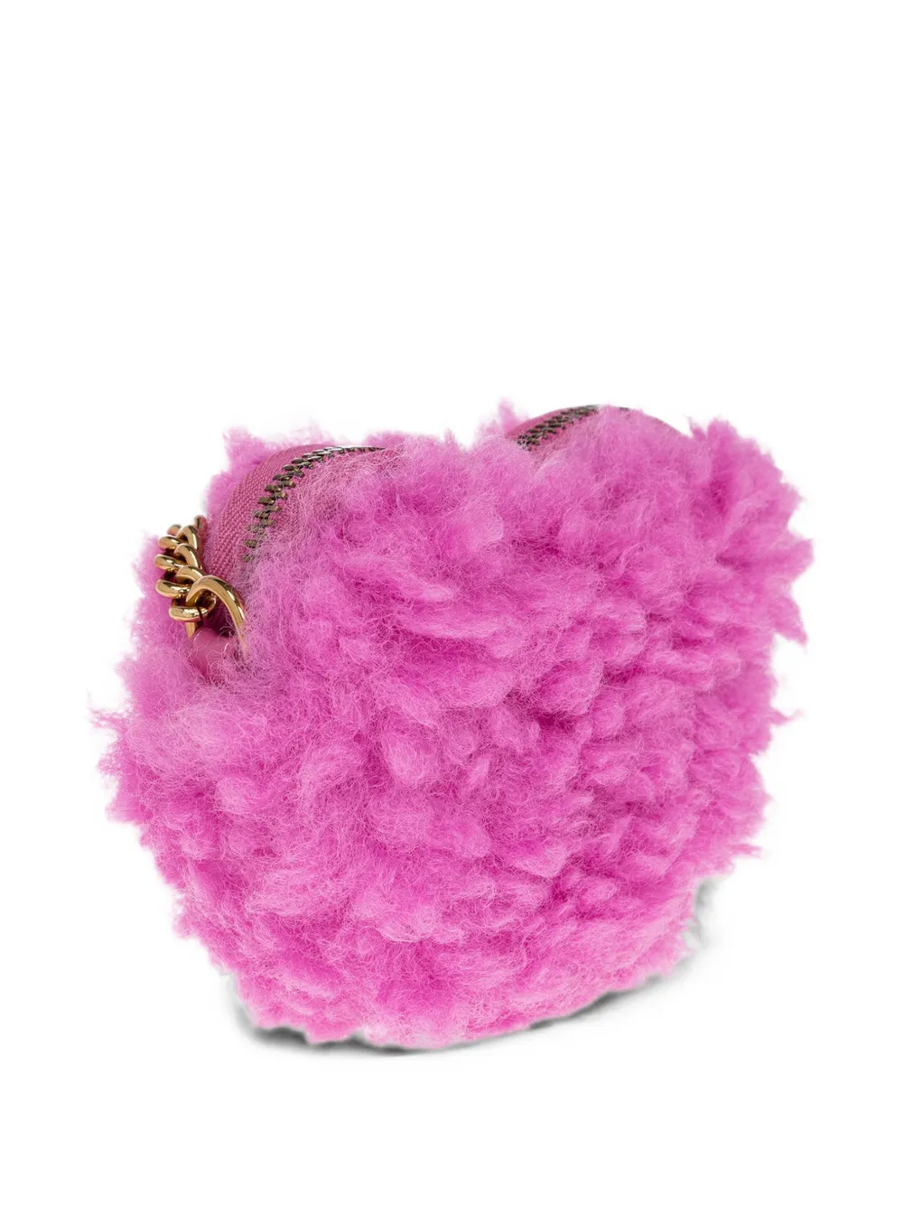 Kurt Geiger London micro Heart clutch bag Roze
