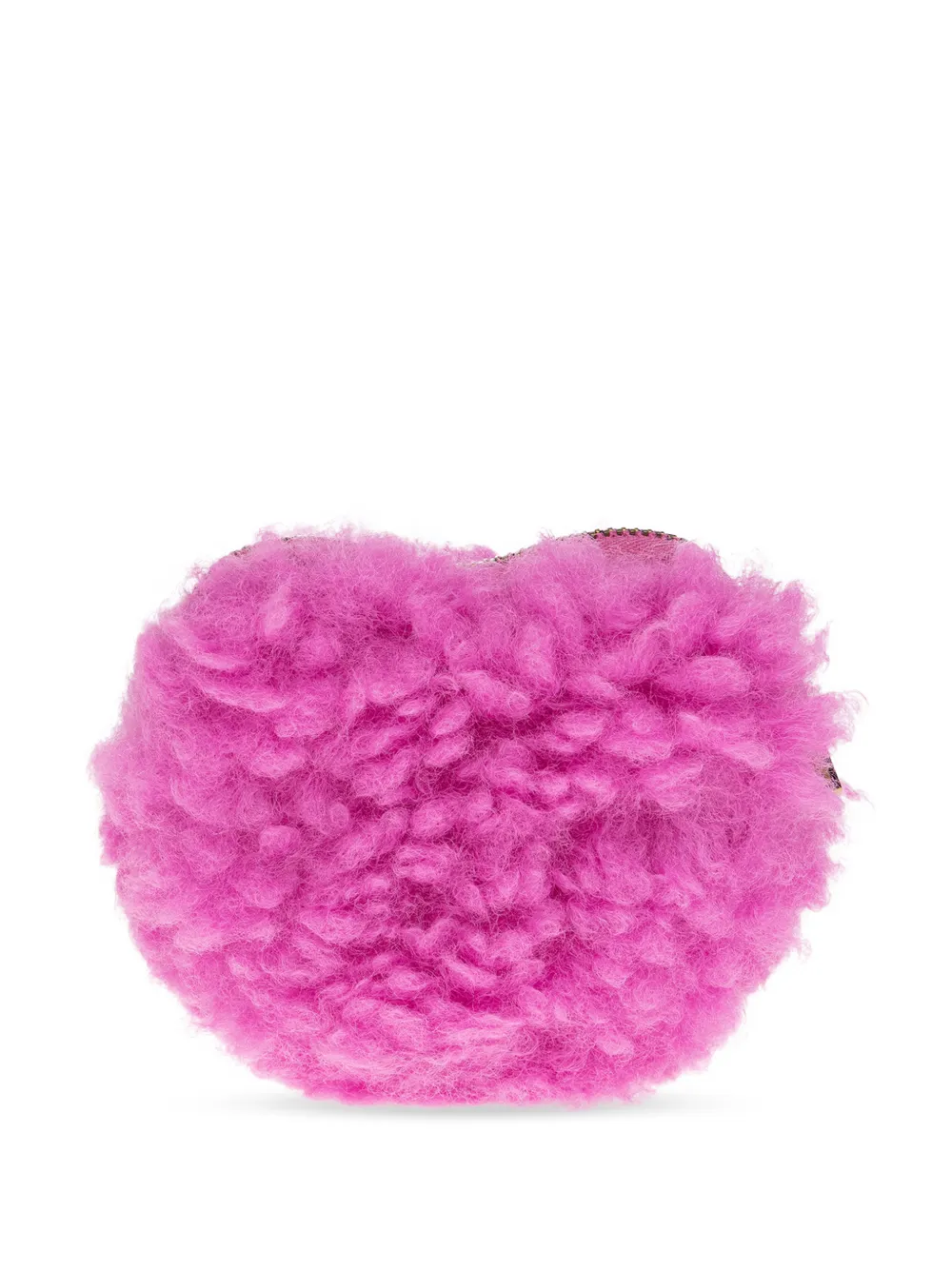 Kurt Geiger London micro Heart clutch bag Roze