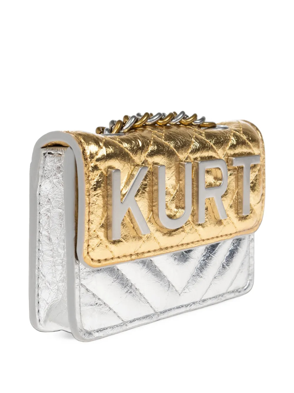 Kurt Geiger London micro Kensington shoulder bag Goud