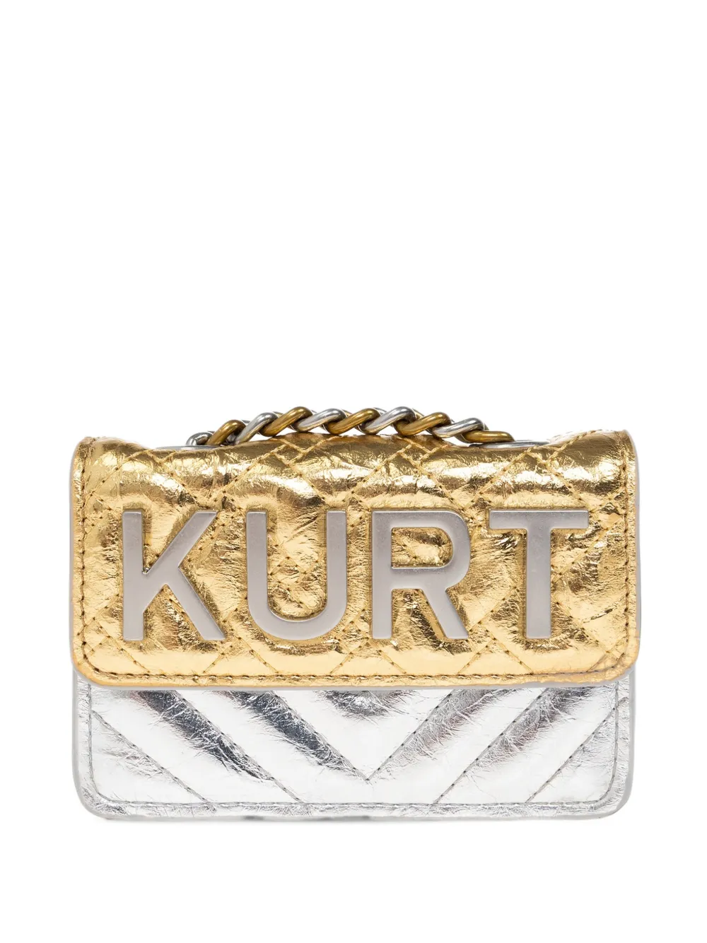 Kurt Geiger London micro Kensington shoulder bag - Oro