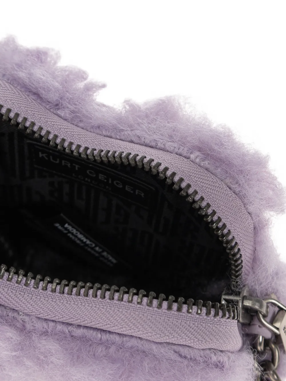 Kurt Geiger London micro Heart tote bag Paars