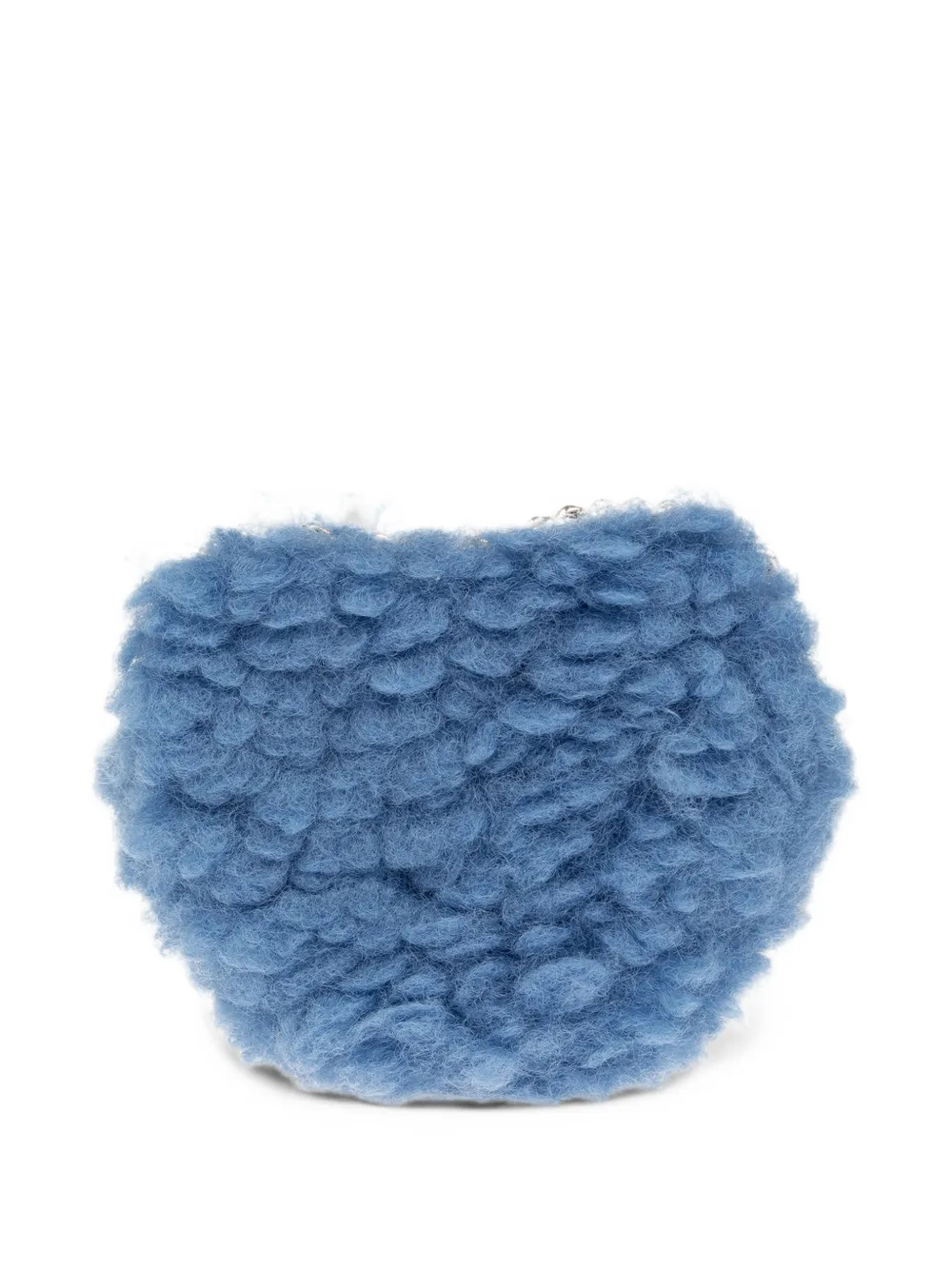 Kurt Geiger London micro Heart clutch bag Blauw