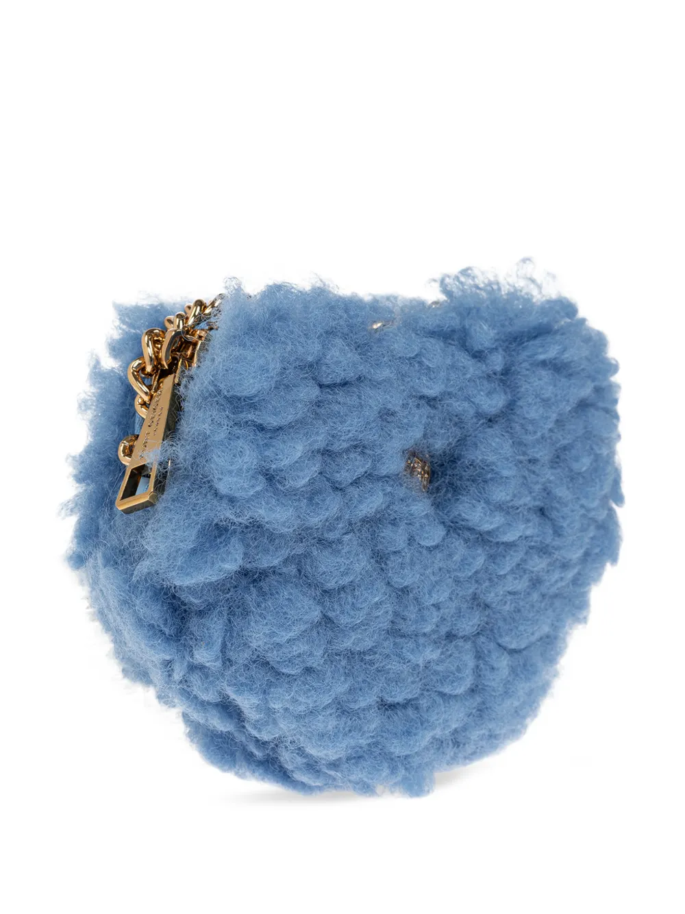 Kurt Geiger London micro Heart clutch bag Blauw
