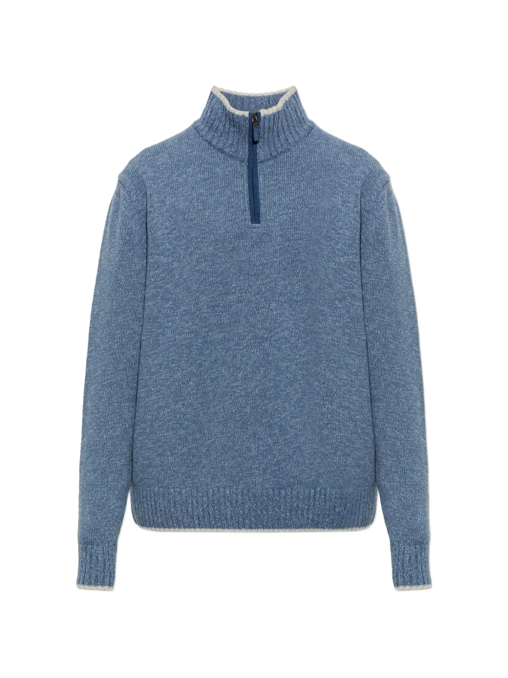 Paul & Shark half-zip long-sleeve sweater - Blu