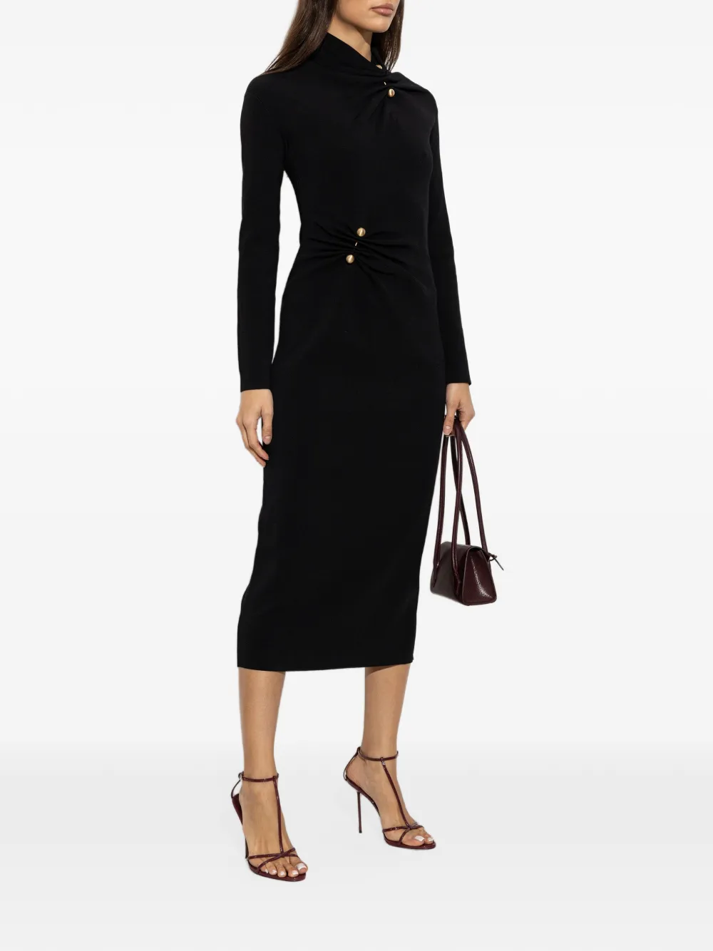 Cult Gaia Vera knit dress Zwart