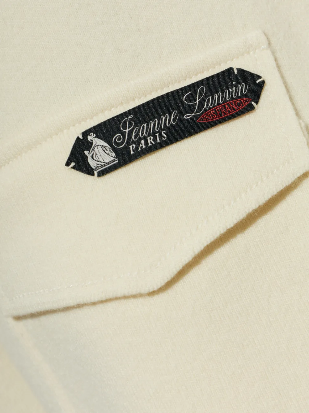 Lanvin elasticated-waistband track pants Beige