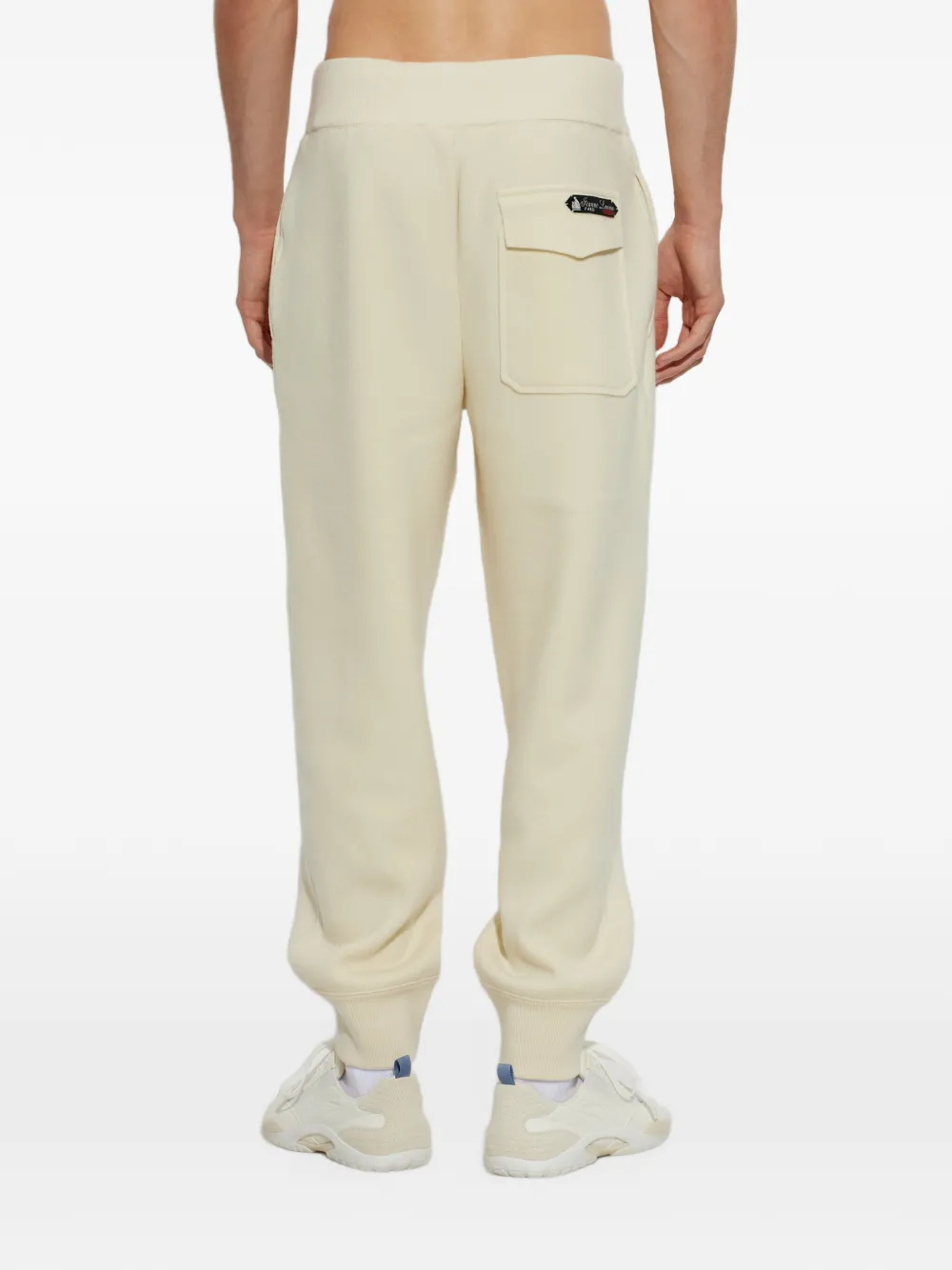Lanvin elasticated-waistband track pants Beige