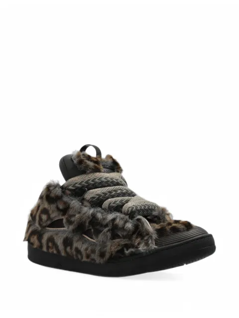 Lanvin Curb sneakers in faux fur