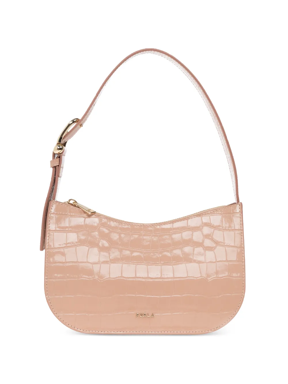 Furla small Sara leather shoulder bag - Toni neutri
