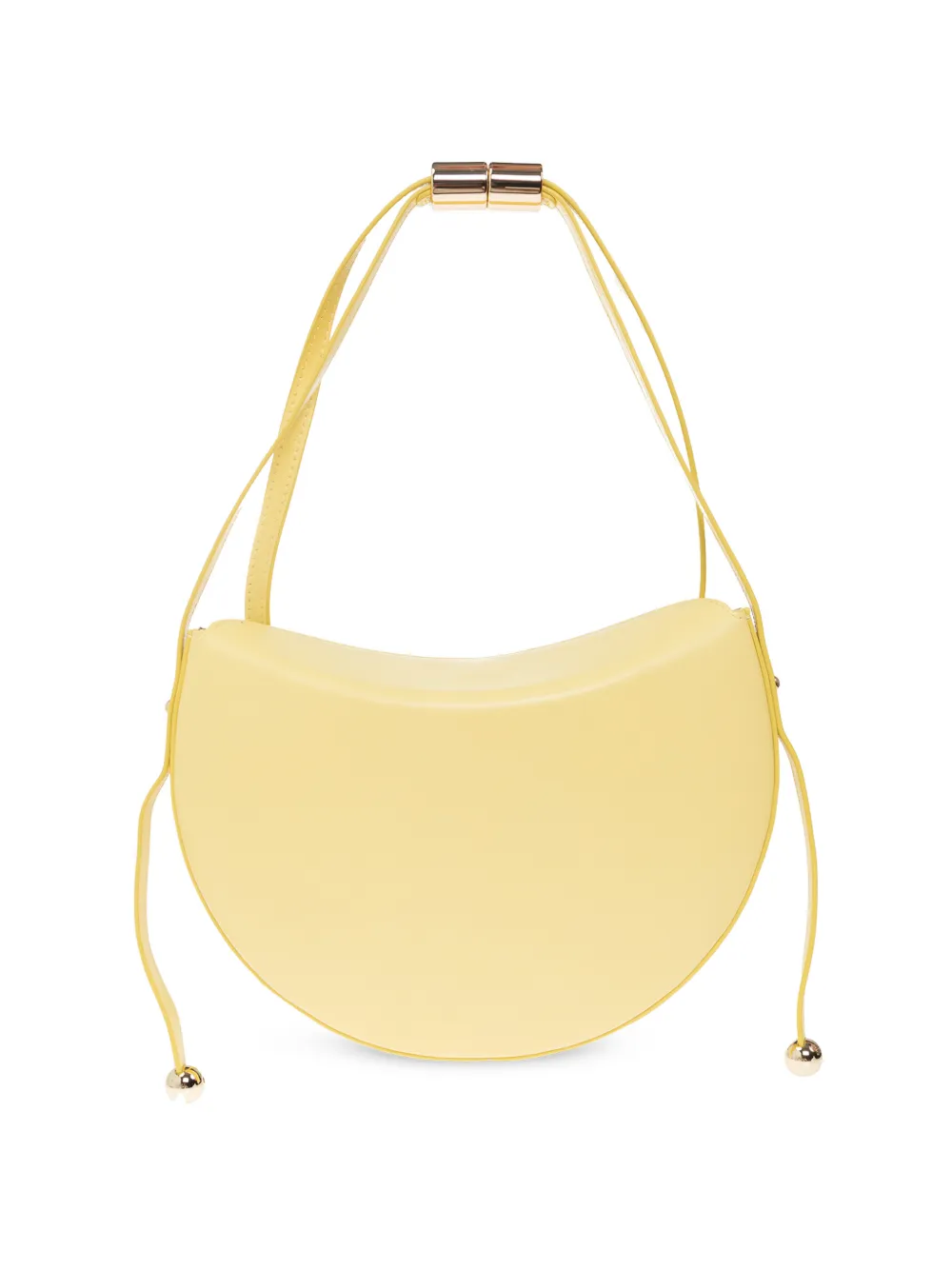 Furla small Moonstone leather shoulder bag Geel