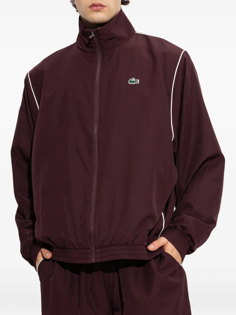 Lacoste x Novak Djokovic Tennis tracksuit set Rood