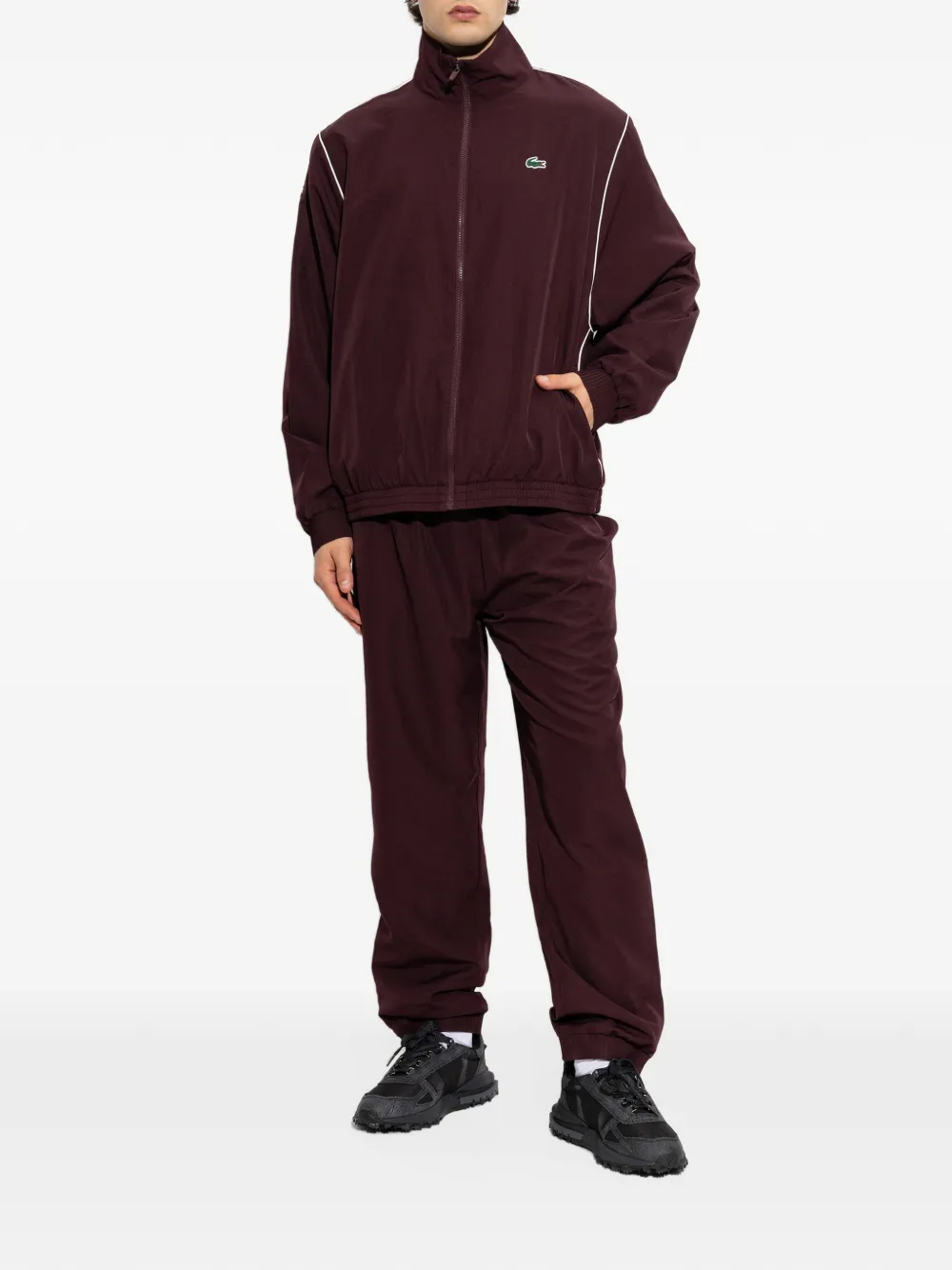 Lacoste x Novak Djokovic Tennis tracksuit set Rood