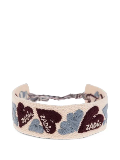 Zadig&Voltaire woven heart bracelet