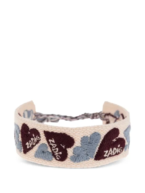 Zadig&Voltaire woven heart bracelet