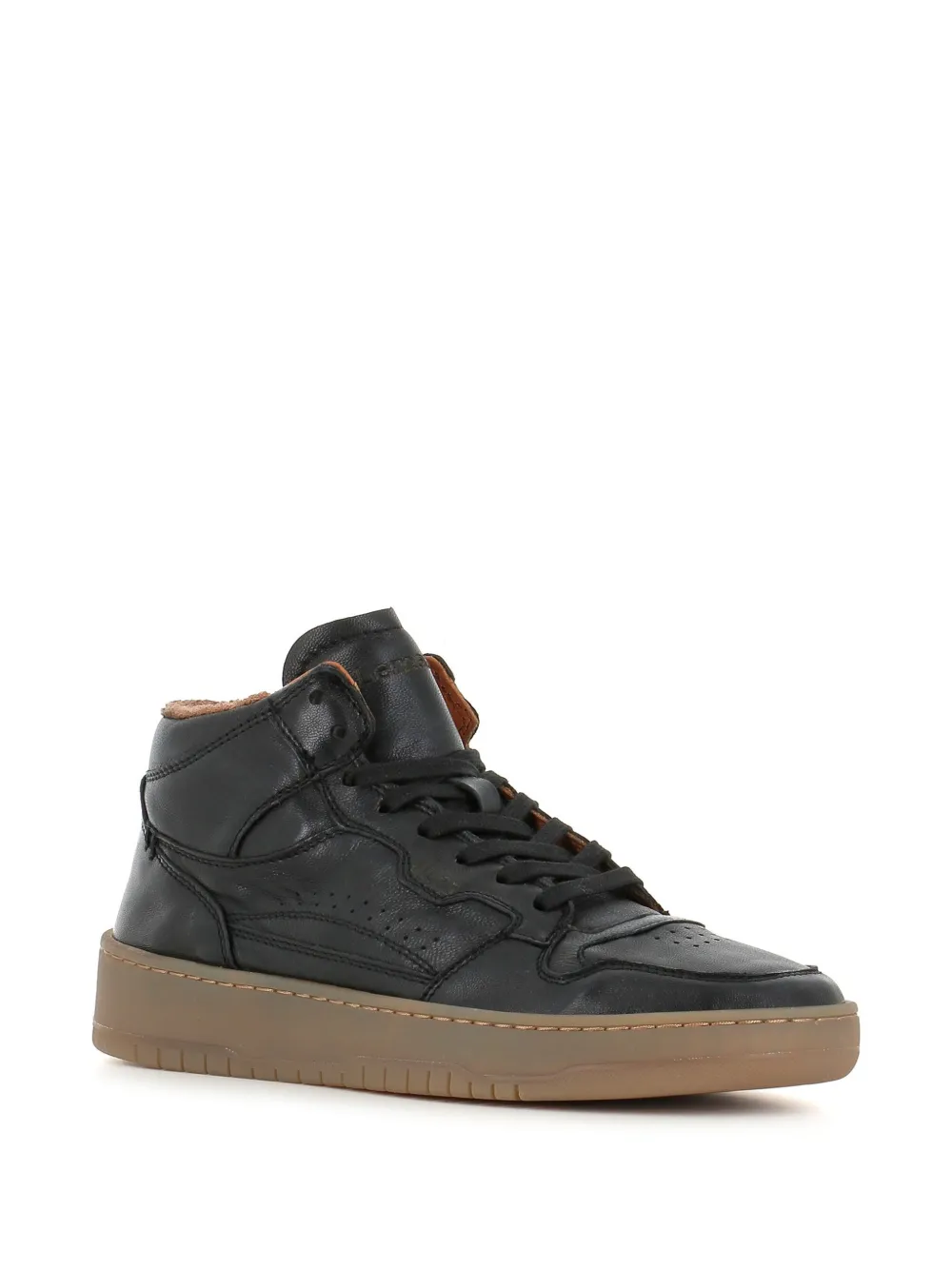 LEMARGO perforated panelled sneakers - Nero